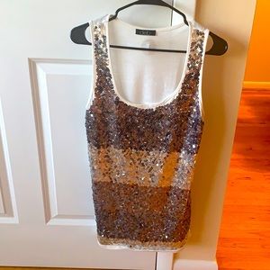 Tank top with sequin